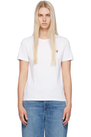Maison Kitsuné White Fox Head T-Shirt