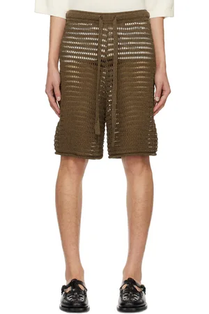 COMMAS Brown Drawstring Shorts
