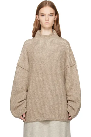 Lauren Manoogian Beige Ottoman Turtleneck