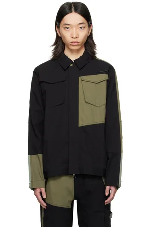 Maharishi Black & Khaki Simtex Cargo Jacket