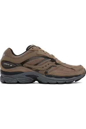 Saucony Brown ProGrid Omni 9 Reinvention Sneakers