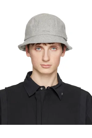 C2H4 Gray Curvilinear Bucket Hat