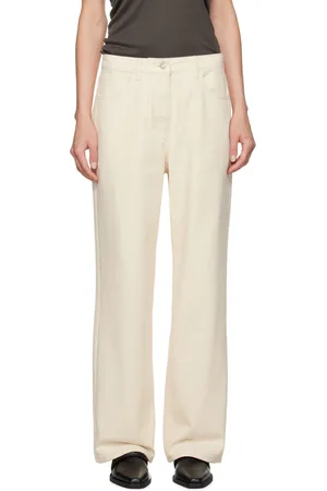 LE 17 SEPTEMBRE Off-White Basic Straight Jeans
