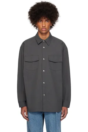 WOOYOUNGMI Gray Chest Pocket Shirt