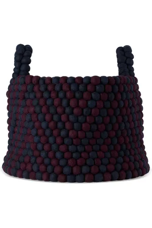 Hay Purple & Blue Bead Basket