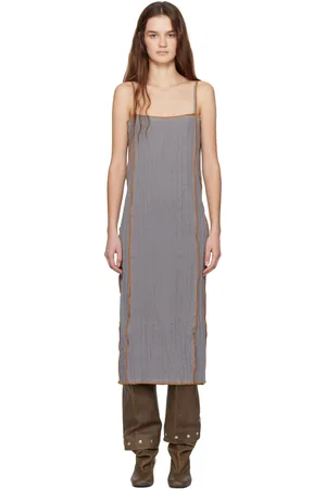 Baserange Gray Shok Midi Dress