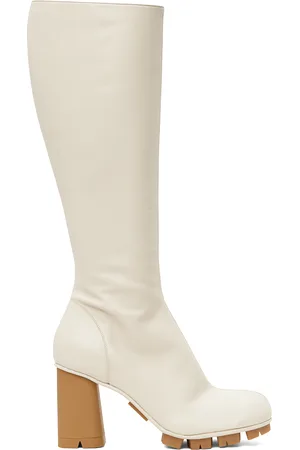 Bottega Veneta Off-White Shore Boots
