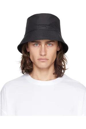 WOOYOUNGMI Black Nylon Bucket Hat