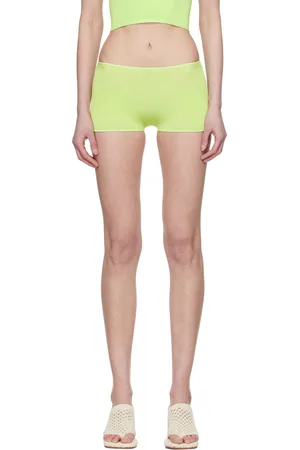 Isa Boulder Green Knitted Malley Shorts