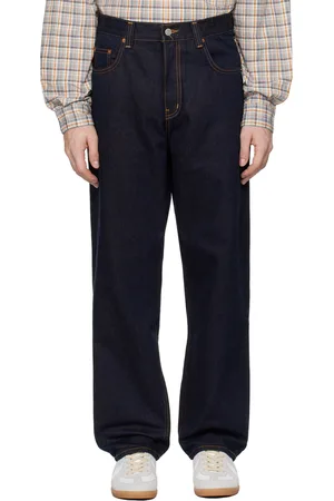 Document Indigo Double Face Denim 5-Pocket Jeans