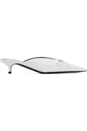 Balenciaga White Knife Bow 40 Mules