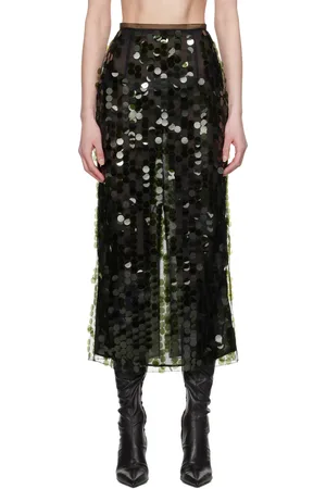 16Arlington Green Dia Sequin Midi Skirt