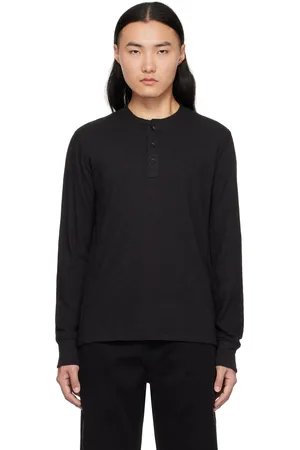 RAG&BONE Black Classic Flame Henley