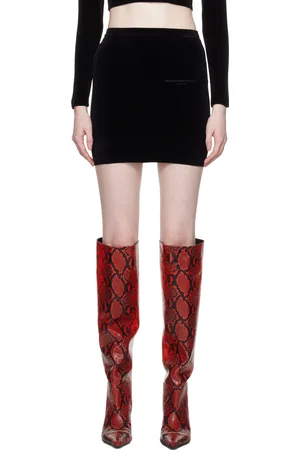 Alexander Wang Black Bonded Miniskirt