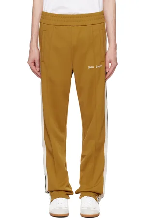 Palm Angels Tan Classic Logo Track Pants
