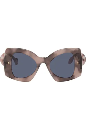J.W.Anderson SSENSE Exclusive Pink Twister Sunglasses