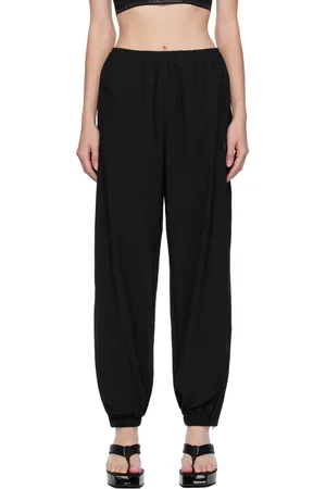 Alexander Wang Black Relaxed-Fit Track Pants