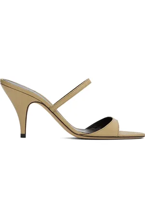 The Row Beige Vika Heeled Sandals