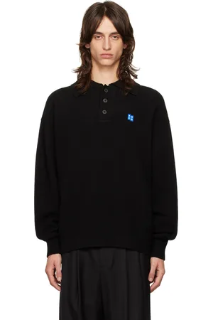 Ader Error Black TRS Tag 02 Polo