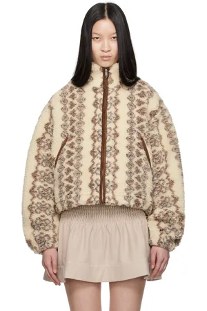 Isabel Marant Off-White & Brown Mackensy Jacket
