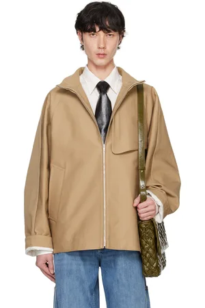 Bottega Veneta Beige Heavy Cotton Gabardine Jacket