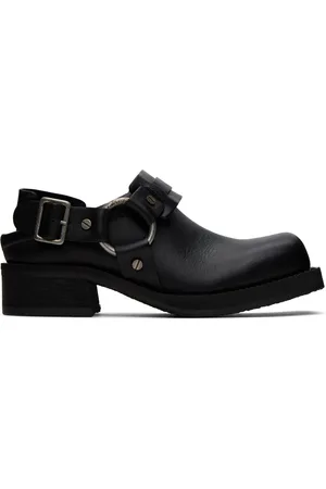 Acne Studios Black Buckle Loafers