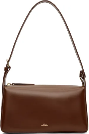 A.P.C. Brown Virginie Baguette Bag