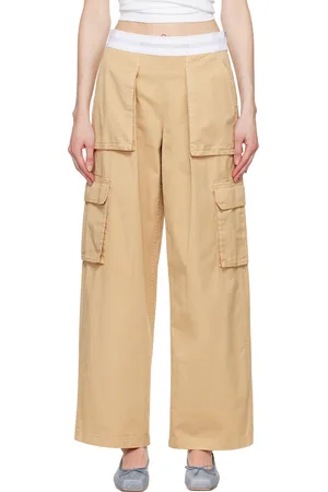 Alexander Wang Beige Cargo Rave Trousers