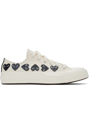 Comme des Garçons Off-White Converse Edition Chuck 70 Multi Heart Low Top Sneakers