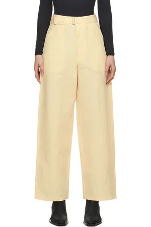 Auralee Beige Weather Trousers