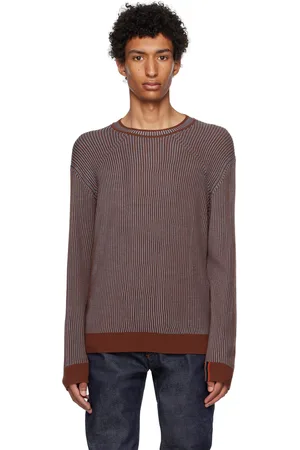 Paul Smith Blue & Brown Crewneck Sweater