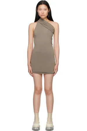 Entire Studios Brown Pillar Minidress