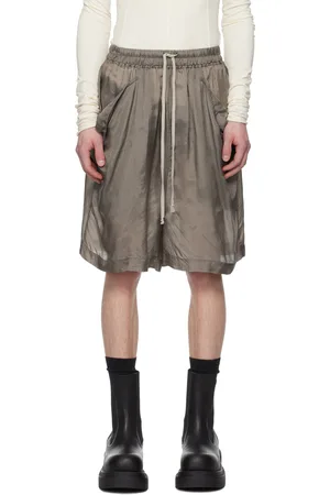 Rick Owens Gray Hollywood Lido Boxers Shorts
