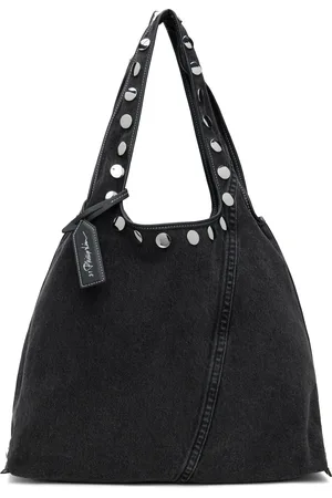 3.1 Phillip Lim Black Denim Market Tote
