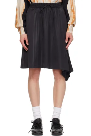 Y-3 Striped Midi Skirt