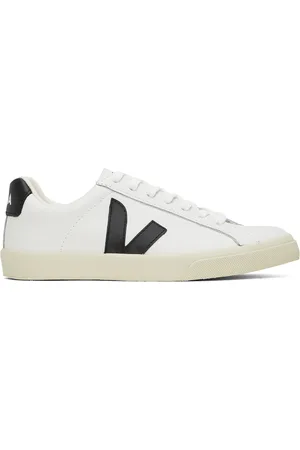 Veja White Esplar Leather Sneakers