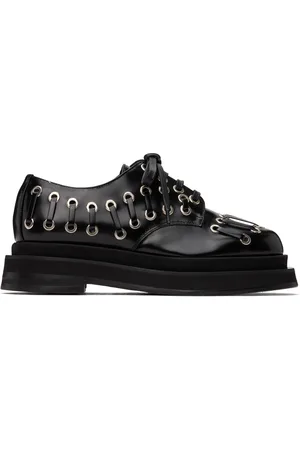Simone Rocha Heart Toe Platform Grommet Brogues