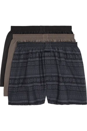 SKIMS Three-Pack Multicolor Cotton Poplin Boxers