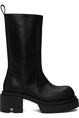 Rick Owens Black Bogun Boots