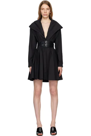 Alaïa Black Belted Miniskirt