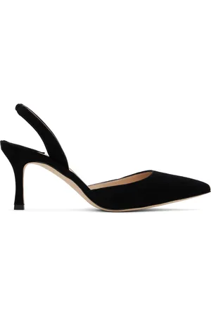 Manolo Blahnik Black Carolyne Heels