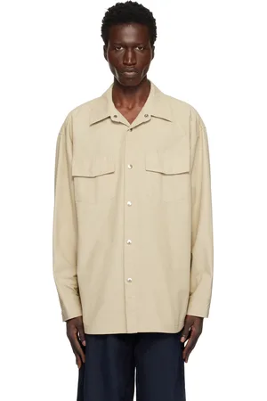 WOOYOUNGMI Beige Chest Pocket Shirt