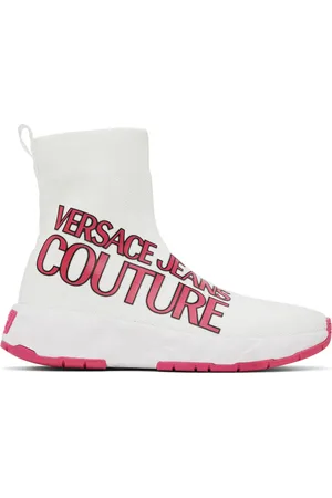 VERSACE White Atom Sneakers