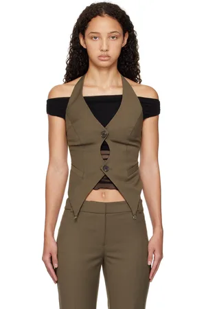 Bec & Bridge Khaki Teri Vest