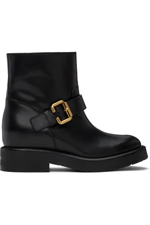 Chloé Black Coddington Ankle Boots