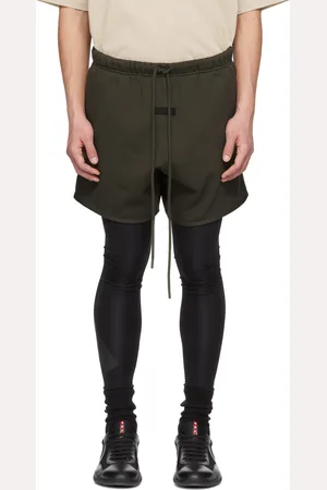 FEAR OF GOD Gray Drawstring Shorts