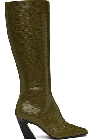 Bottega Veneta Green Lewis Tall Boots