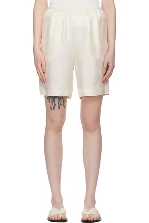 Loulou de Saison Off-White Zinia Shorts