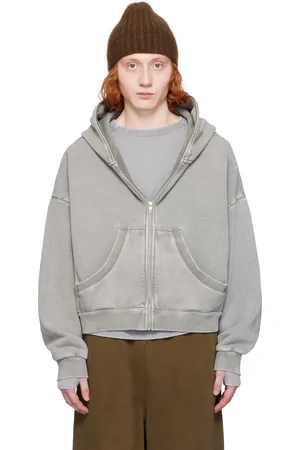 Entire Studios Gray Eternal Zip Hoodie