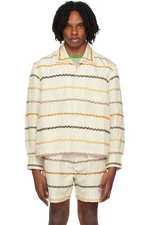 BODE Off-White Rickrack Shirt